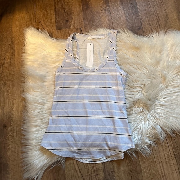 JONATHAN SIMKHAI Mary Tank In Sky Spring Stripe - Picture 4 of 7